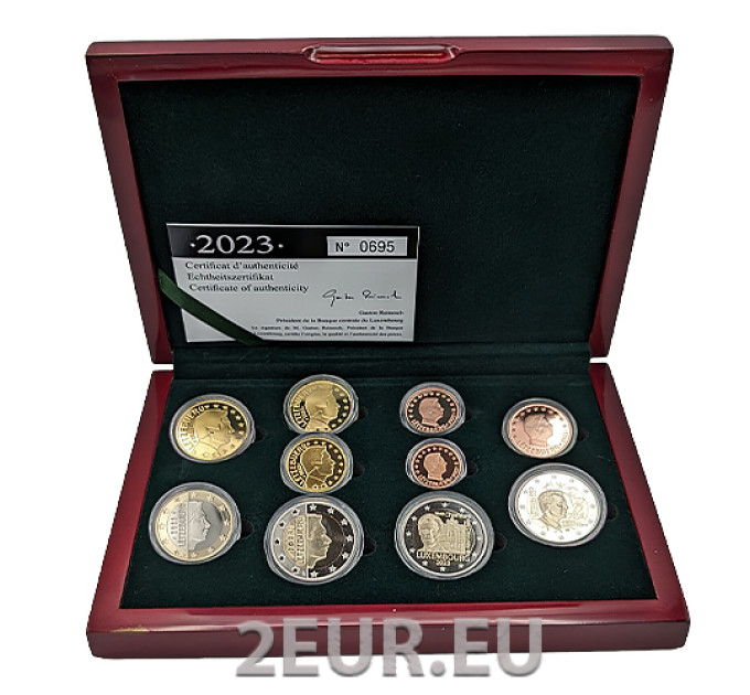 Luxemburg Euro-kolikkosarja Proof 2023