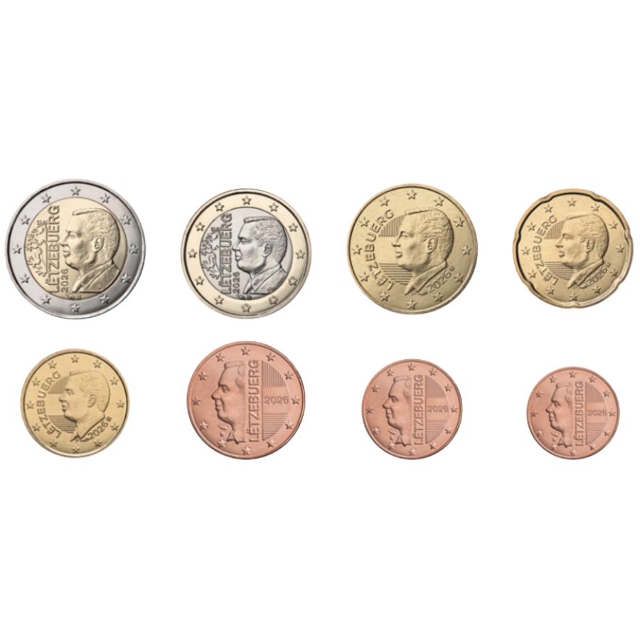 Luxemburg Eurosetti UNC 2026