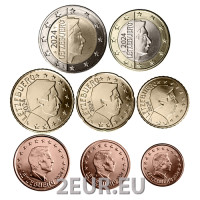 Luxemburg Eurosetti UNC 2024