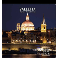Malta euro set BU 2026 - Maltan muurien ympäröimät kaupungit - Valletta