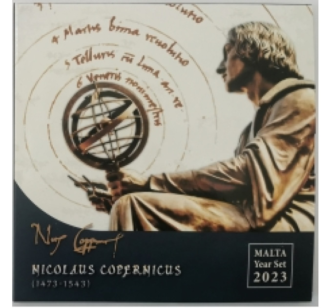 Malta euro set BU 2023 - Nikolaus Kopernikus