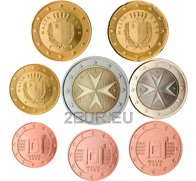 Malta Eurosetti UNC 2008 