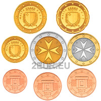 Malta Eurosetti UNC 2012 