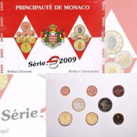 Monaco BU aseta 2009 - Eurokolikoiden setti