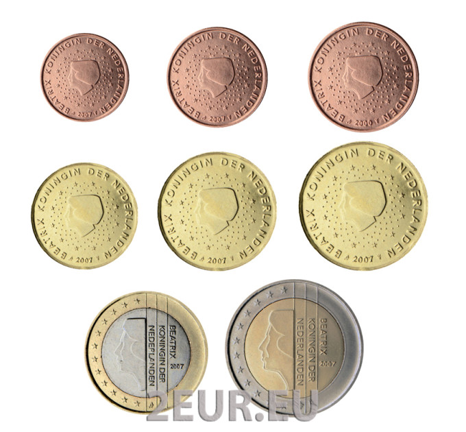 Alankomaiden eurokolikkosarja UNC 2007