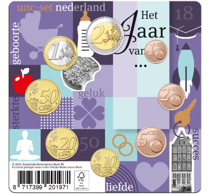 Alankomaiden eurokolikkosarja UNC 2024