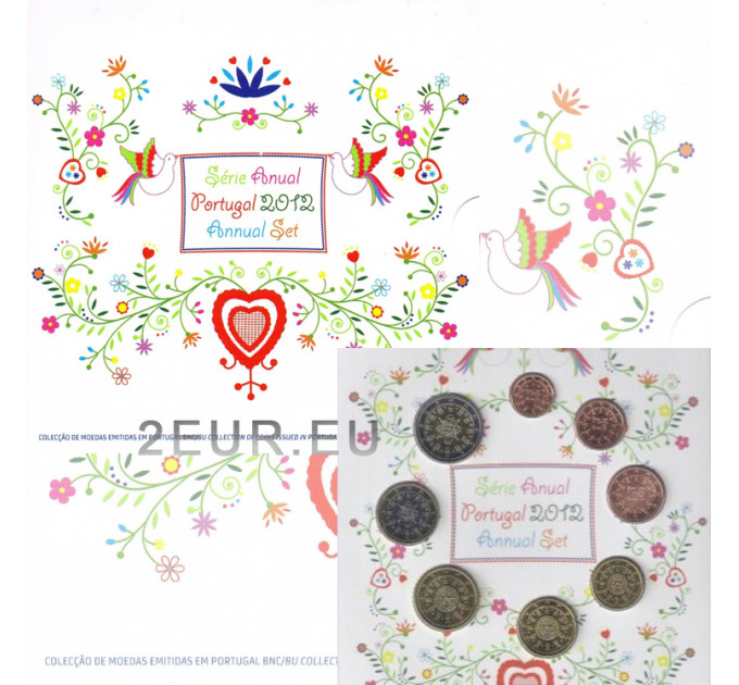 Portugali 2012 - Euro set BU