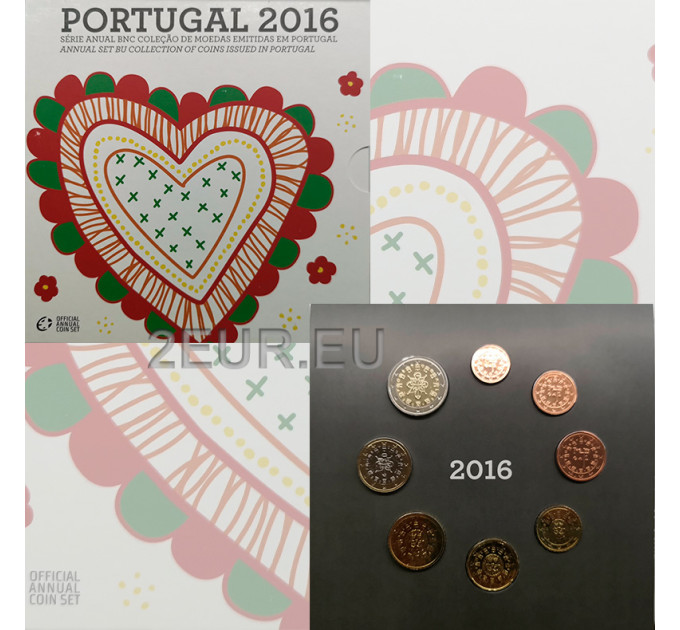 Portugali 2016 - Euro set BU