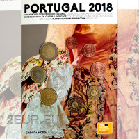 Portugali 2018 - Euro set FDC