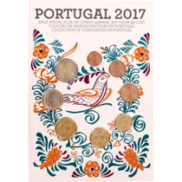 Portugali 2017 - Euro set FDC