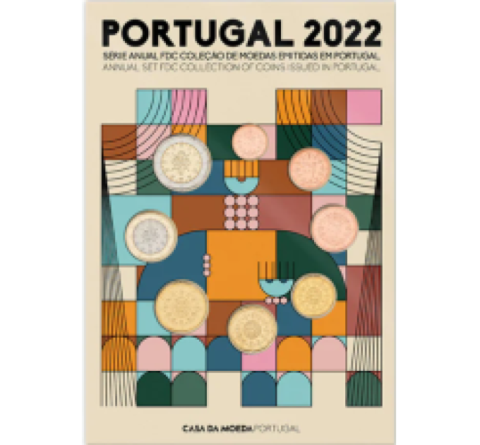 Portugali 2022 - Euro set FDC