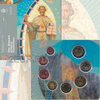 San Marino Euro set BU 2018