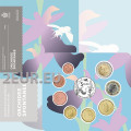 San Marino Euro set BU + 5 euron hopeakolikko 2025