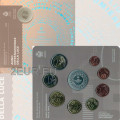San Marino Euro set BU + 5 euron hopeakolikko 2015