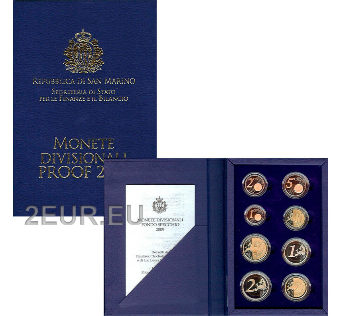 San Marino 2009 - Euro set proof