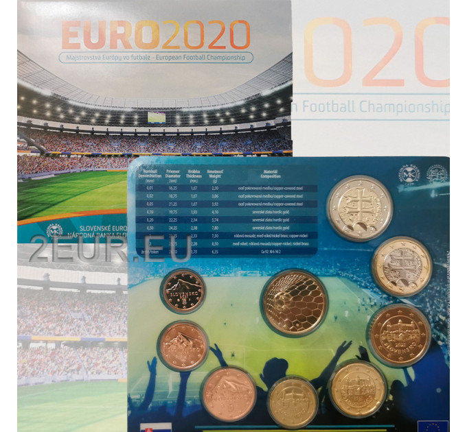 Slovakia Euro-kolikkosarja BU 2021 - UEFA EM - Euro 2020