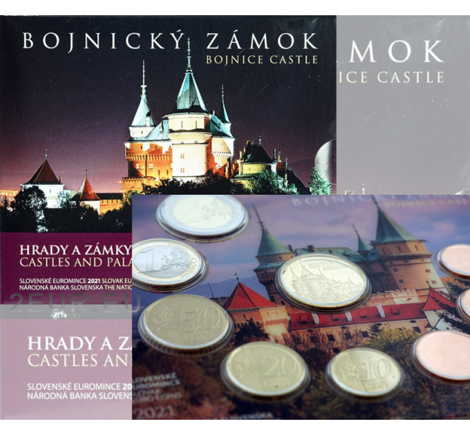 Slovakia Euro-kolikkosarja BU 2021 - Bojnicen linna