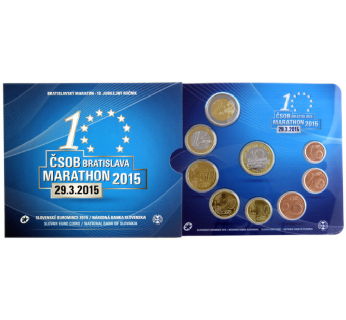 Slovakia Euro-kolikkosarja BU 2015 - Bratislavan maratonin 10-vuotisjuhla