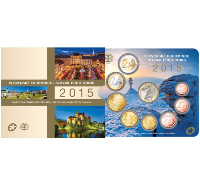 Slovakia Euro-kolikkosarja BU 2015 - Slovakian eurokolikot 2015