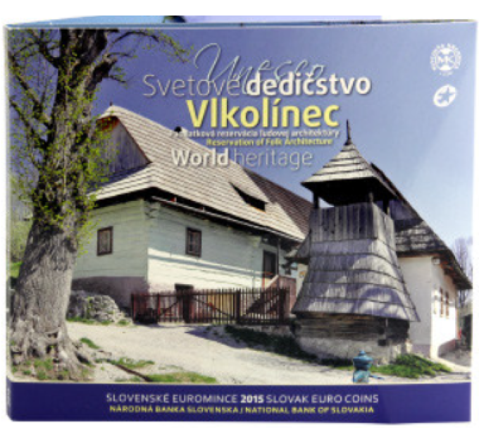 Slovakia Euro-kolikkosarja BU 2015 - Unesco Slovakiassa - Vlkolínec