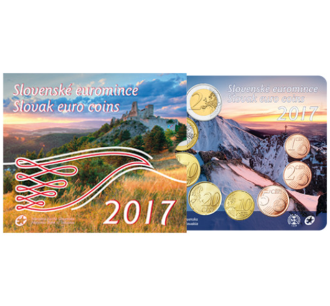 Slovakia Euro-kolikkosarja BU 2017 - Slovakian eurokolikot 2017