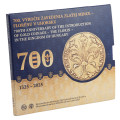 Slovakia Euro-kolikkosarja BU 2025 - Kultarahan - floriinin - käyttöönoton 700-vuotisjuhla