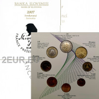 Slovenia Euro set BU 2007