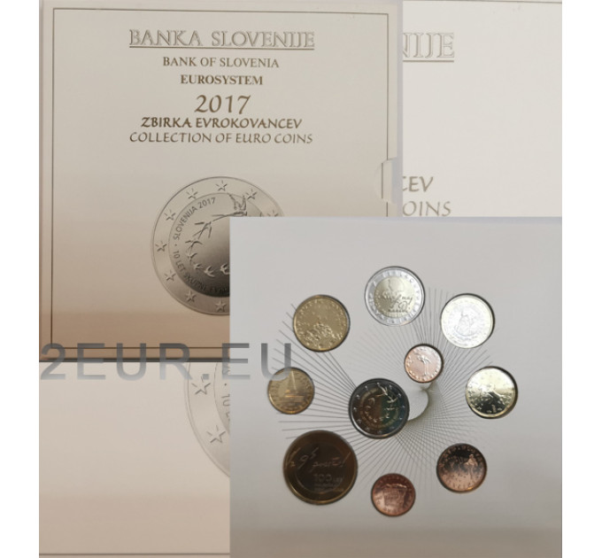 Slovenia Euro set BU 2017 