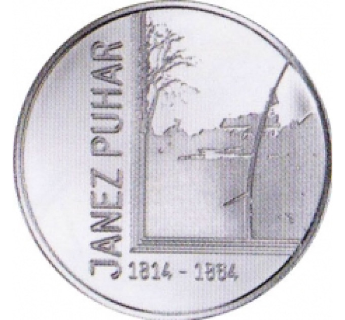 Slovenia 30 euron hopea proof 2014 - 200 vuotta valokuvaaja Janez Puharin syntymästä