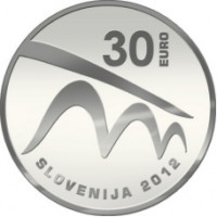 Slovenia 30 euron hopea proof 2012 - Euroopan kulttuuripääkaupunki - Maribor