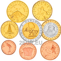 Slovenia Euro set UNC 2007 