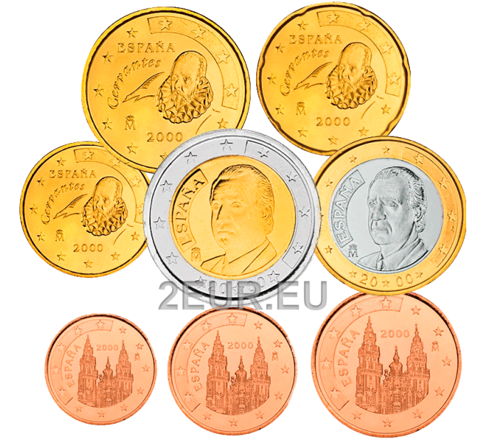 Espanja Eurosetti UNC 2000