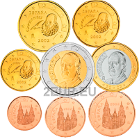 Espanja Eurosetti UNC 2002