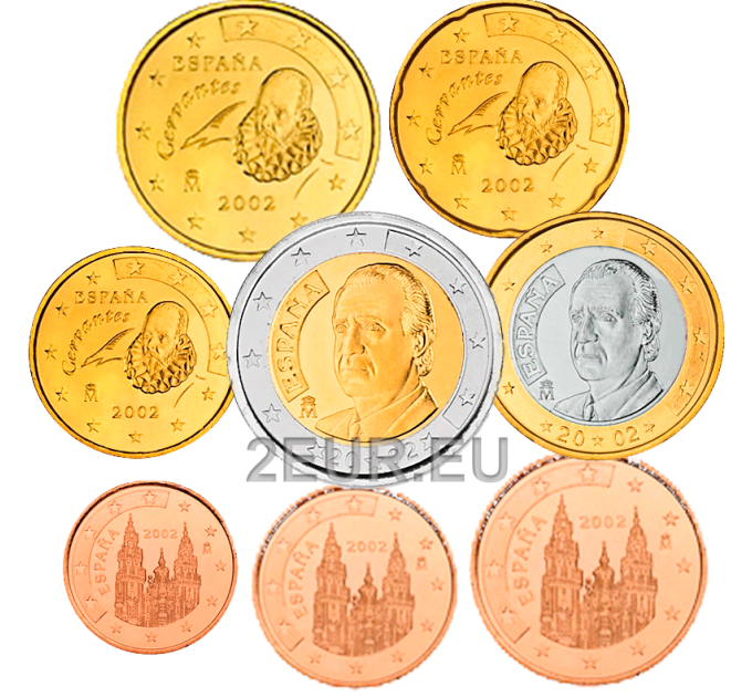 Espanja Eurosetti UNC 2002