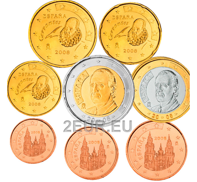Espanja Eurosetti UNC 2008