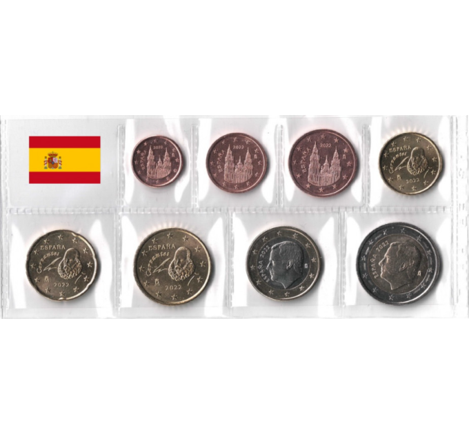 Espanja Eurosetti UNC 2022