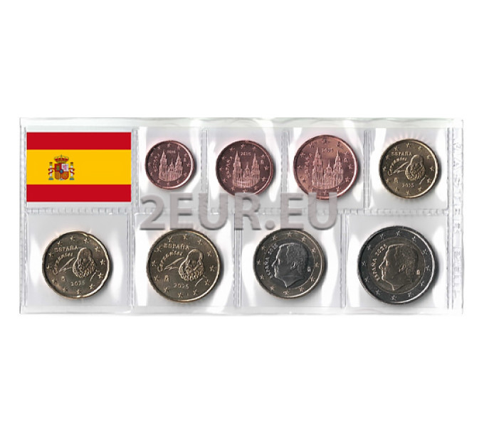 Espanja Eurosetti UNC 2025