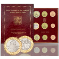 Vatikaanin setti BU + 5 EURO 2021 - 500 vuotta paavi Leo X:n kuolemasta