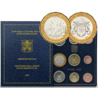 Vatikaanin setti BU + 5 EURO 2022 - 100 vuotta paavi Benedictus XV:n kuolemasta