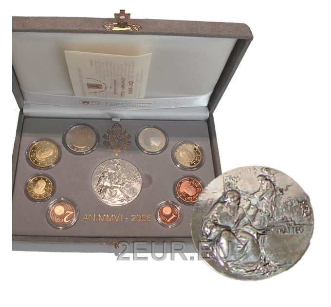Vatikaanin setti proof 2006 - Eurokolikkosetti