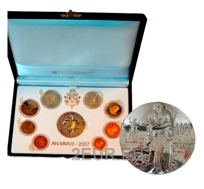 Vatikaanin setti proof 2007 - Eurokolikkosetti