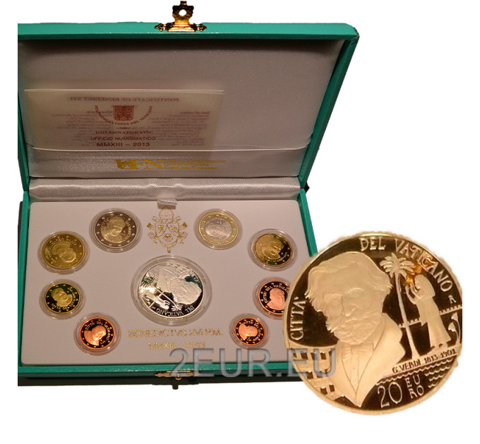 Vatikaanin setti proof 2013 - Eurokolikkosetti