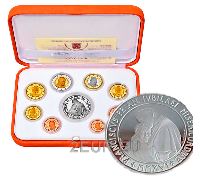 Vatikaanin setti proof 2016 - Eurokolikkosetti