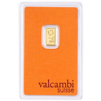1g Valcambi-kultaharkko