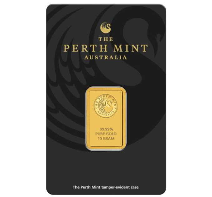 10g Perth Mint-kultaharkko
