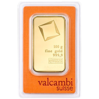 100 g Valcambi-kultaharkko