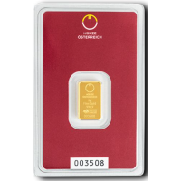 2g Austrian Mint-kultaharkko