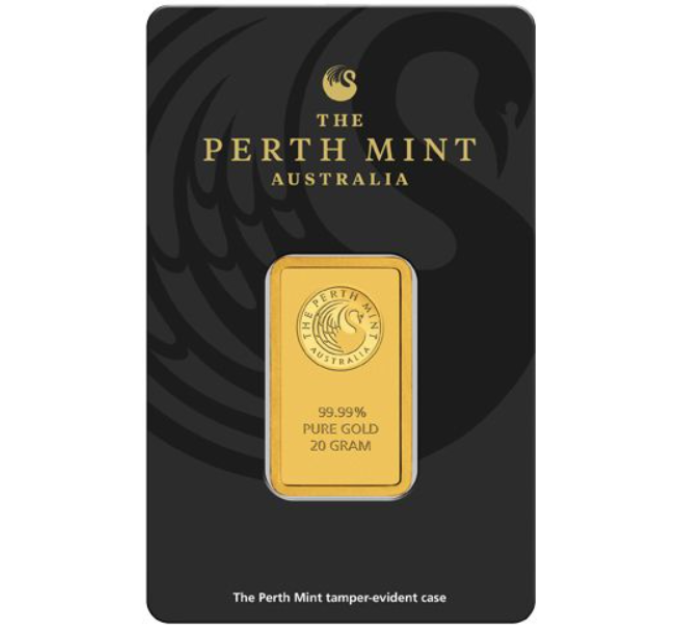 20g Perth Mint-kultaharkko