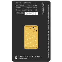 20g Perth Mint-kultaharkko