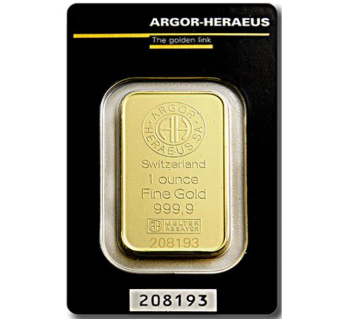 31,1g Argor Heraeus-kultaharkko
